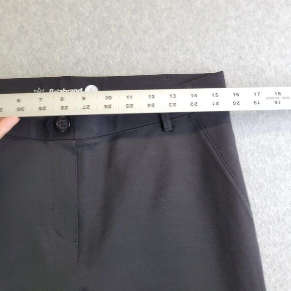 Betabrand Pants Womens Large Petite Black Pull On Tapered Leg Mid Rise Dress - Picture 10 of 16